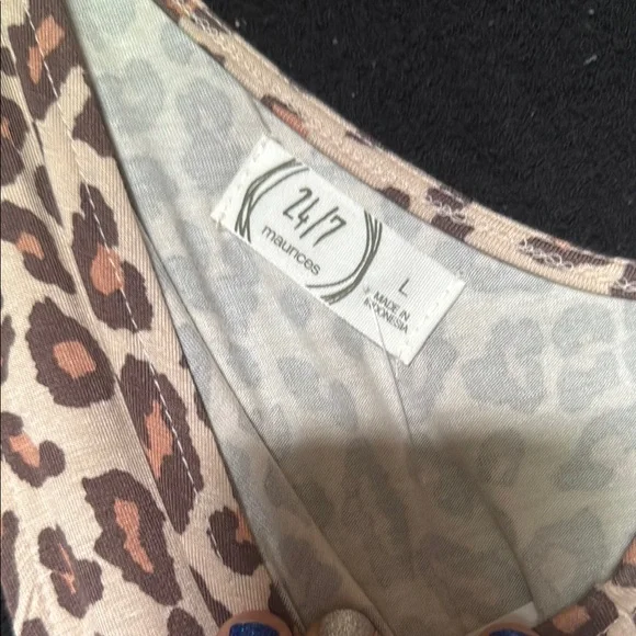 Maurices Leopard Print Maxi Dress - Picture 3 of 4